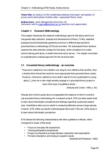 (PDF) Chapter 3 -Methodology (PhD thesis, Andrea Gorra) Chapter 3 Research Methodology | Mas ...