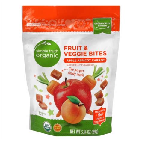 Simple Truth Organic™ Apple Apricot Carrot Fruit And Veggie Bites Snack