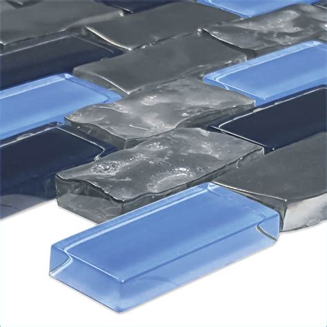 Blue Blend 1x2 Gx82348b16 By Artistry In Mosaics Pools And Surfaces