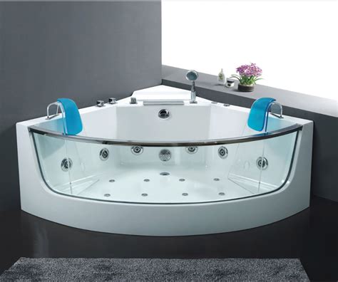 Find jacuzzi bath tub from a vast selection of bathtubs. 54.4" x 54.4" glass freestanding bathtub with jacuzzi ...