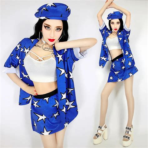 2017 Ds Costume Sexy Hiphop Set Women Singer Gogo Perference Costumes In Chinese Folk Dance From