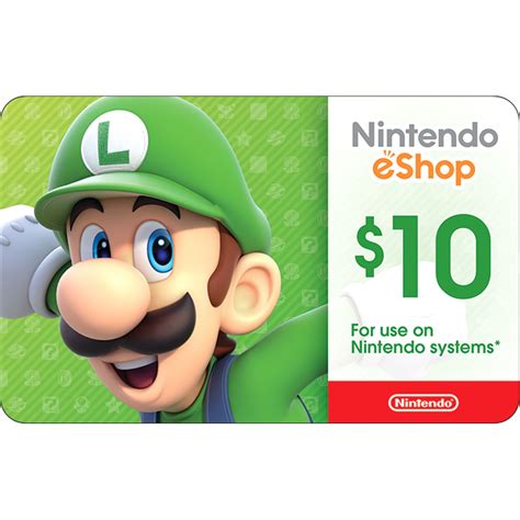 10 Nintendo EShop Gift Card NOT MAPPED Meijer Grocery Pharmacy