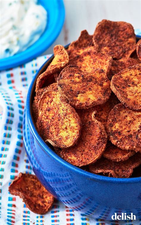 By comparing nationally recognized products versus store brands, it can really be beneficial to make you know that there is a way to save money but not give up taste. These Sweet Potato Chips Taste Like BBQ Chips, Without All The Calories | Recipe | Sweet potato ...