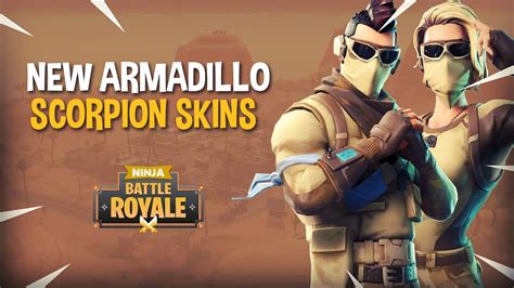 New Armadillo And Scorpion Skins Fortnite Battle Royale Gameplay