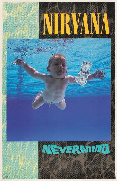 Lot Detail Nirvana Original Nevermind Promotional Poster