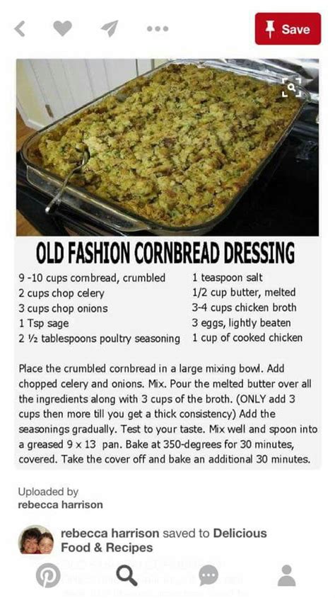 I have made cornbread using yellow corn meal and only spelt flour. Old fashion cornbread dressing | Thanksgiving dishes ...