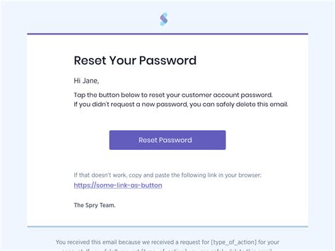 Reset Password Email By Eric Hackman On Dribbble