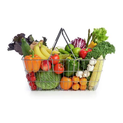 Shopping Basket Full Of Fresh Produce Photograph By Science Photo