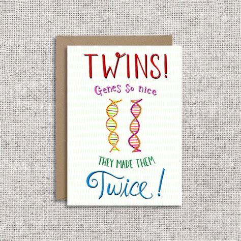 Congratulations On Twins Baby Card Funny Twins Card Omg Etsy Uk