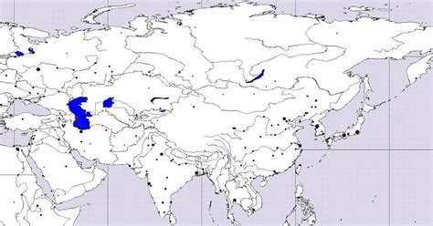 Slepá Mapa Asie Test Online Mapa