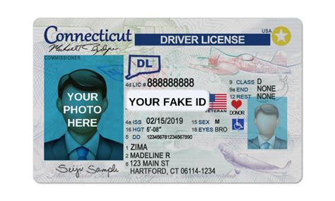 Connecticut Fake Id Template Your Fake Id Templates