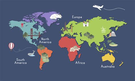 Illustration of world map isolated - Download Free Vectors, Clipart ...