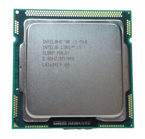 Refurbished Intel Core I5 760 28ghz Lga 1156socket H 25 Gts Desktop