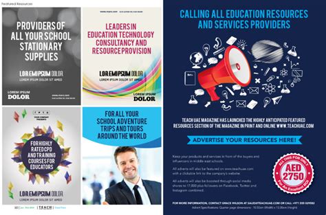 Teach Uae Magazine Would Like To Feature Your Education Services And
