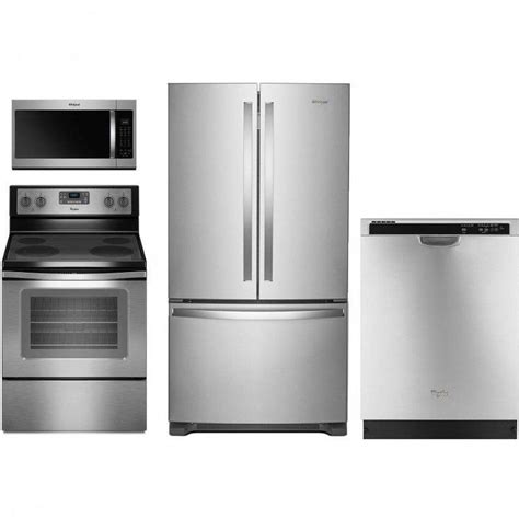 Add to wishlistadd to wishlist. This Stainless Steel 4 piece Kitchen Appliance Package ...
