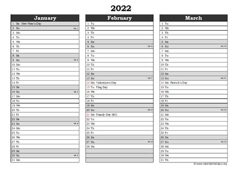 2022 Quarterly Template