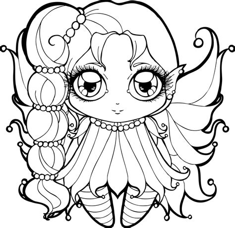 Fairy Mini Chibi Commission By Chibivi Linearts On Deviantart