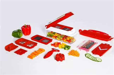 Nicer Dicer Plus Red Multi Chopper Super Vegetable Slicer Fruit Dicer