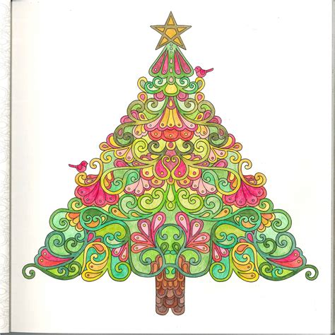 From Johanna Basfords Johannas Christmas Colored With Pencils Noel