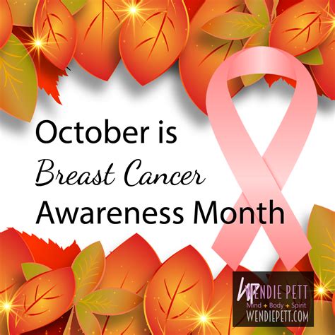 October Is Breast Cancer Awareness Month Wendie Pett