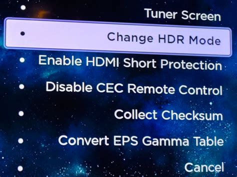 How To Access Tcl Secret Menu To Enable Or Disable Hdr Techie Llama