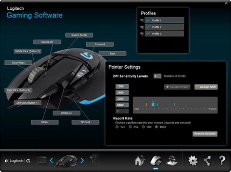 Logitech G502 Proteus Core Tunable Gaming Mouse Novero Gaming Store