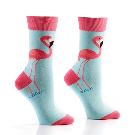 Pin By Thorn On Flamingos Women Crew Socks Funky Socks Funky Socks