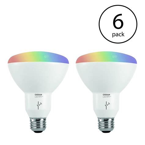Sylvania Osram Lightify Smart Home 65w Br30 Whitecolor Led Bulb 12