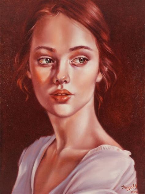 Art Collectibles Oil Painting Portrait Oil Painting Original Portrait