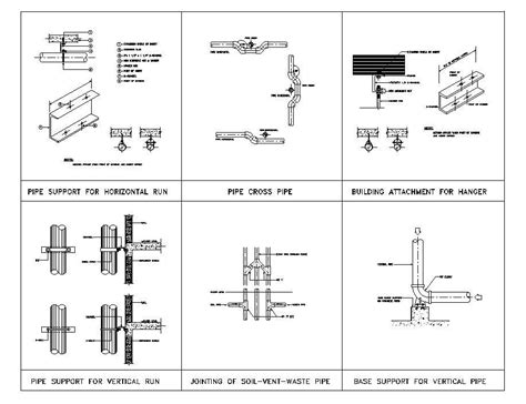 Pipe Fittings Detail Drawing Presented In This Autocad Drawing File