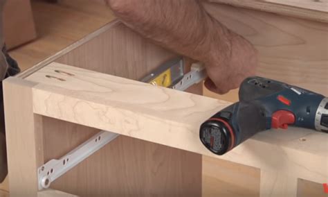 How To Install 3 Types Of Drawer Slides In Cabinets Drawer Slide Shop