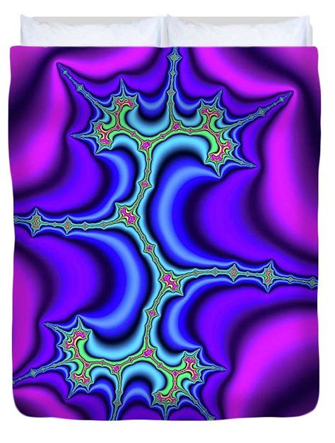 Abstract Fractal Art Duvet Cover Bedding Wild And Crazy Design With