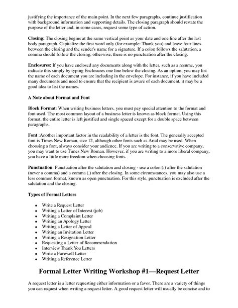 Solution Formal Letter Writing Guide Studypool