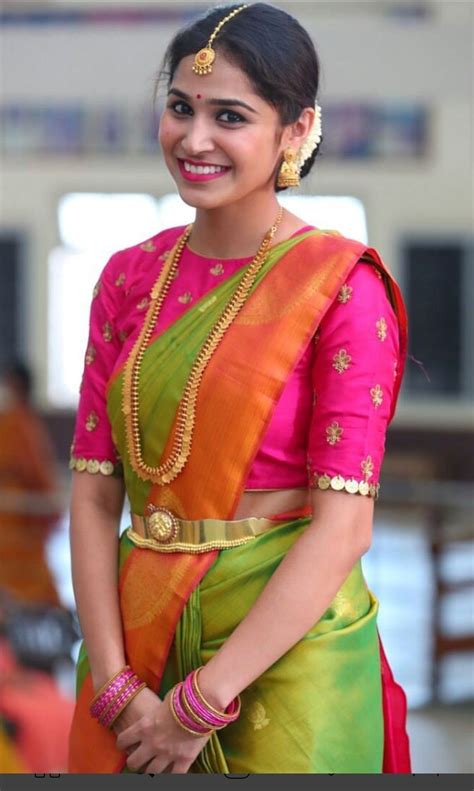 Top For Wedding Pattu Saree South Indian Blouse Designs Images