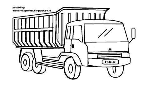 Gambar pada halaman utama akan menampilkan nama alat transportasi tersebut. Mewarnai Gambar: Mewarnai Gambar Sketsa Transportasi Mobil Truk 1