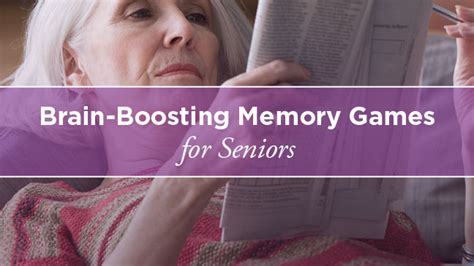 Memory Games For Seniors Boost Your Mind