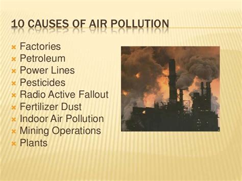Air pollution is a type of environmental pollution that affects the air and is usually caused by smoke or other harmful gases, mainly oxides of carbon, sulphur and nitrogen. Air pollution