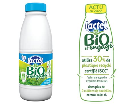 Cest quoi cette nouvelle bouteille de lait Lactel Bio Engagé