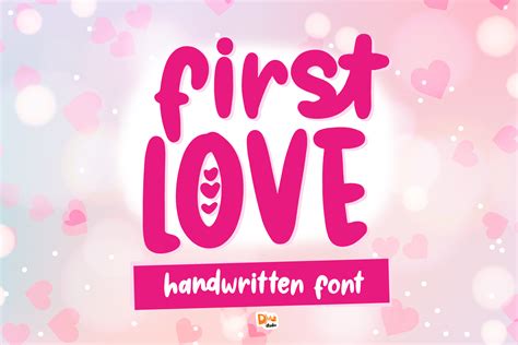 First Love Font By Dmletter31 · Creative Fabrica