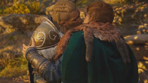 Kissing Randvi After Returning Scene Assassin S Creed Valhalla The