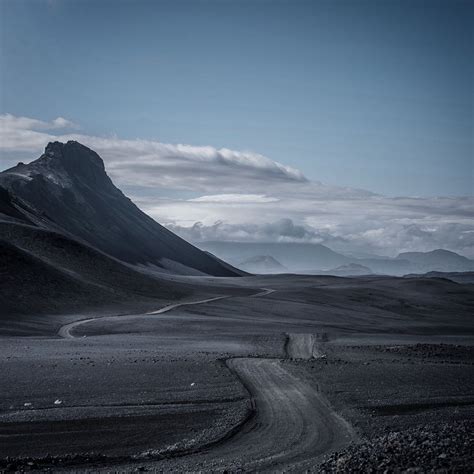 Iceland Iceland Black Volcanic Desertnorth Of Hekla In 2020