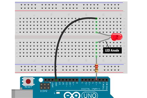 Schematic For Blinking Led Arduino Circuit Diagram