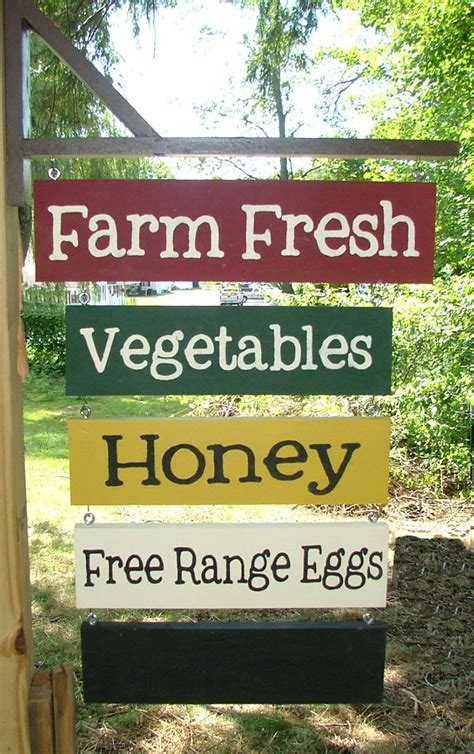 Farm Market Sign Menu Board Signs Custom Farmstand Craft Etsy Urban
