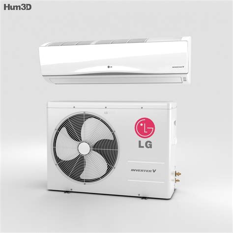 Finally, check the end of the hose and make certain that it is connected to the vent panel in the window securely, and the window is sealed properly. LG Air Conditioner 3D model - Electronics on Hum3D