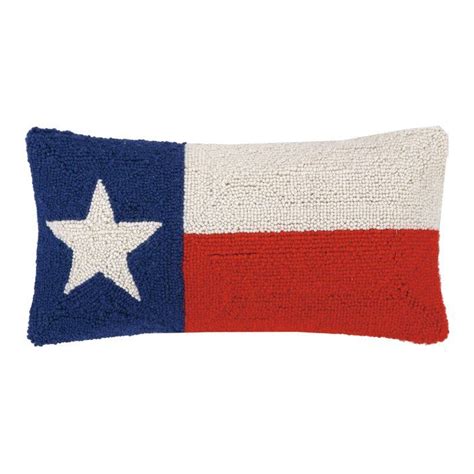 Shop sleep number pillows for a great selection including standard, specialty pillows, and more. Texas State Flag Hook Wool Lumbar Pillow | Oblong throw ...