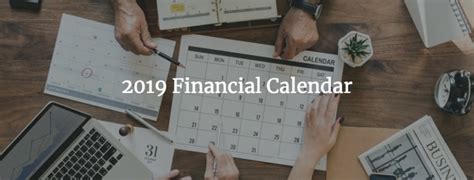 2019 Financial Calendar Accuracy Plus Tax And Services