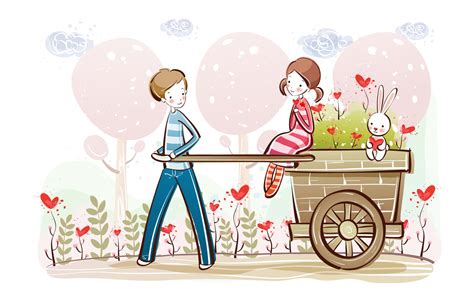 Love Couple Cartoon Images Download Romantic Love Couple Cartoon