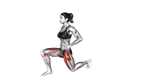 Kneeling Hip Flexor Stretch Female Exercise Guide And Tips