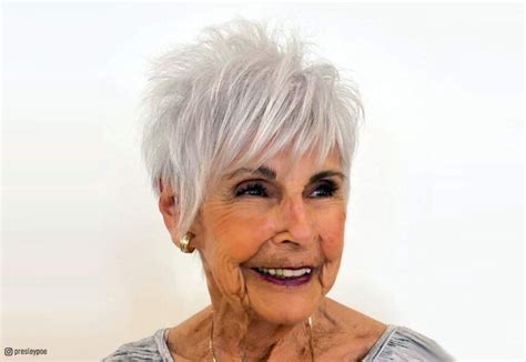 15 edgy hairstyles for women over 70 with sass short choppy hair short pixie cut gray hair