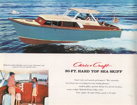 Chris Craft 1960 Sea Skiffs Brochure Sailinfo I